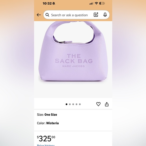 Marc Jacobs Women's The Leather Mini Sack Bag - Picture 3 of 11